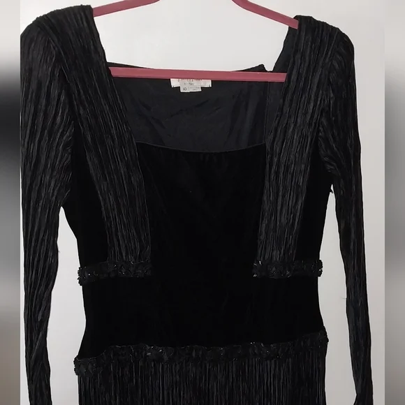 Mary McFadden Couture Vintage Silk Evening Gown - Picture 2 of 14